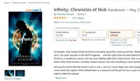 Infinity: Chronicles of Nick Hardcover