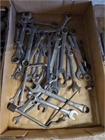 TRAY OF MISC WRENCHES