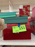 Christmas Boxes-Lot of Five(5)