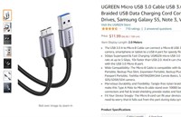 UGREEN Micro USB 3.0 Cable USB 3.0 A