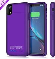 Battery Case for iPhone XR, TAYUZH 4000mAh Ultra-S