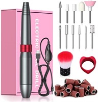 Electric Nail Drill File, BOIROS 11 In 1 Nail Dril