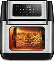 CROWNFUL 10-in-1 Air Fryer Toaster Oven, Convectio