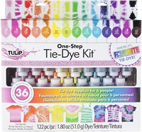 NIDB Tulip One-Step Tie-Dye Kit Party Supplies, 18