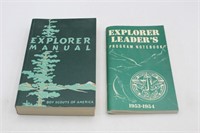 (2) Boy Scouts of America EXPLORER MANUAL/Notebook