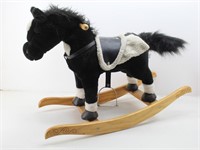 CHRISHA Playful Plush Rocking Horse w/ Sounds &