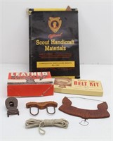 Boy Scout Handicraft Materials, Neckerchief Slide