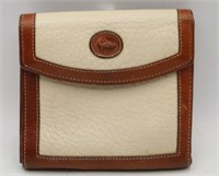 "Dooney & Bourke" Small Leather Flap Wallet