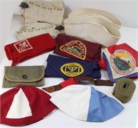 Collection of Boy Scout Neckerchiefs, Canvas Wrist