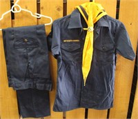 Boy Scout Shirt, Pants & CUB Scout Scarf w Slide