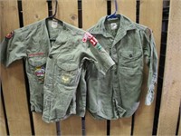(2) Boy Scouts of America Shirts w/ Patches