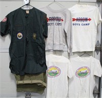 Boy Scout Shirt w/ Patches, Camp Shirts, Shorts