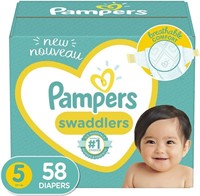 Pampers Swaddlers Diapers - Size 5 - 58's