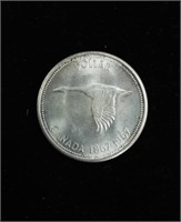 CANADIAN SILVER DOLLAR 1867 - 1967 CENTENNIAL