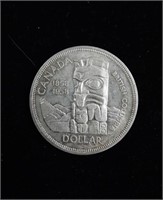 CANADIAN SILVER DOLLAR 1958 - BRITISH COLUMBIA