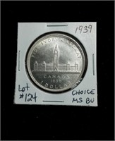 CANADIAN SILVER DOLLAR - 1939