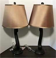 Pair of Resin Table Lamps