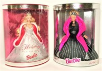Two Holiday Edition Barbies