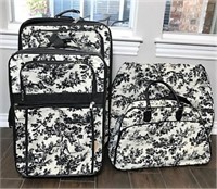 Four Piece Canvas Luggage Set