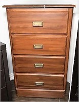 Four Drawer Wood Chest