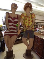 70's Wood Beach Bum Displays