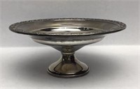 Sterling Silver Pedestal Bowl With Weighted Base