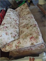 Floral Couch (tear in cushion)