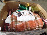 Assorted Holiday Box Lot & Small Tote