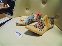 Tole Painted Shoe Forms