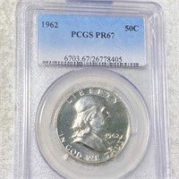 1962 Franklin Half Dollar PCGS - PR67
