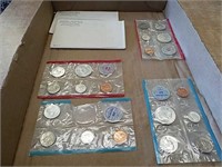 1962 and 1963 Mint sets. Please note: 50 cent
