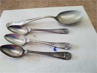 Four Spoons- have marks and are