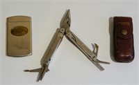Dalvey Card Case and Leatherman Multitool