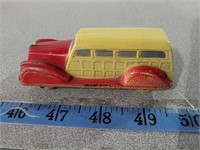 Vintage toy truck marked Sun Rubber Company