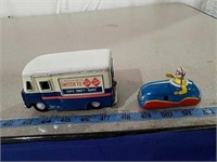 Railway Express metal toy truck and friction