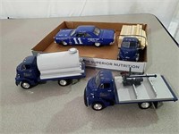 Collectible trucks and race car