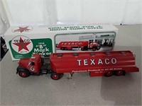 Texaco 1958 B Mack tanker with box