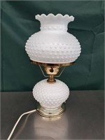 Hobnail Glass Table Lamp by Underwriters' Lab Inc