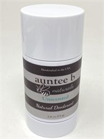 New Auntee b Naturals Unscented Deodorant 2.6oz