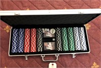 Cardinals Professional poker set w/ case