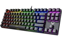 Gaming Keyboard, RGB LED Rainbow Backlit with