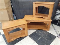 Southwest Wood coffee and side table set