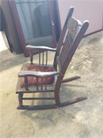 Child's Spindle Rocking Chair - Seat Needs Repair