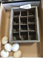 Wooden Egg Carton - Tongue & Groove Construction