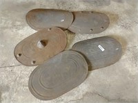 (5) Vintage Toy Tin Shields