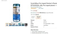 ScotchBlue Pre-taped Painter's Plastic with Cutter