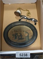 Vintage Glasses & Pocket Watch