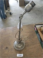 Small Metal Table Lamp - Heavy Base
