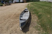Aluminum Canoe, Approx 16 1/2 Ft