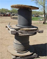 (2) Spools w/Underground Cable, Unknown Length